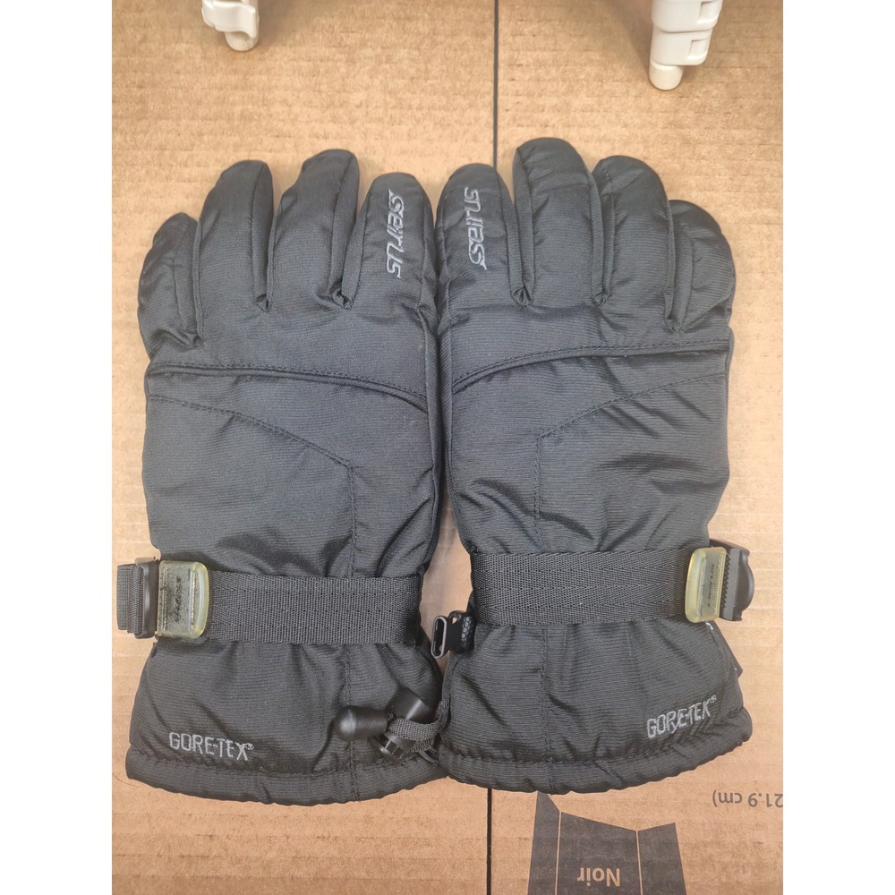 Seirus Gore-Tex Mens Medium Black Waterproof Winter Ski Snowboard Gloves